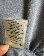103 - Zadig & Voltaire Navy Tino Foil Modal V-Neck T-Shirt Size S — photo 6: tag view