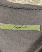 35 - Enza Costa Gray Long-Sleeve Top — photo 6: tag view