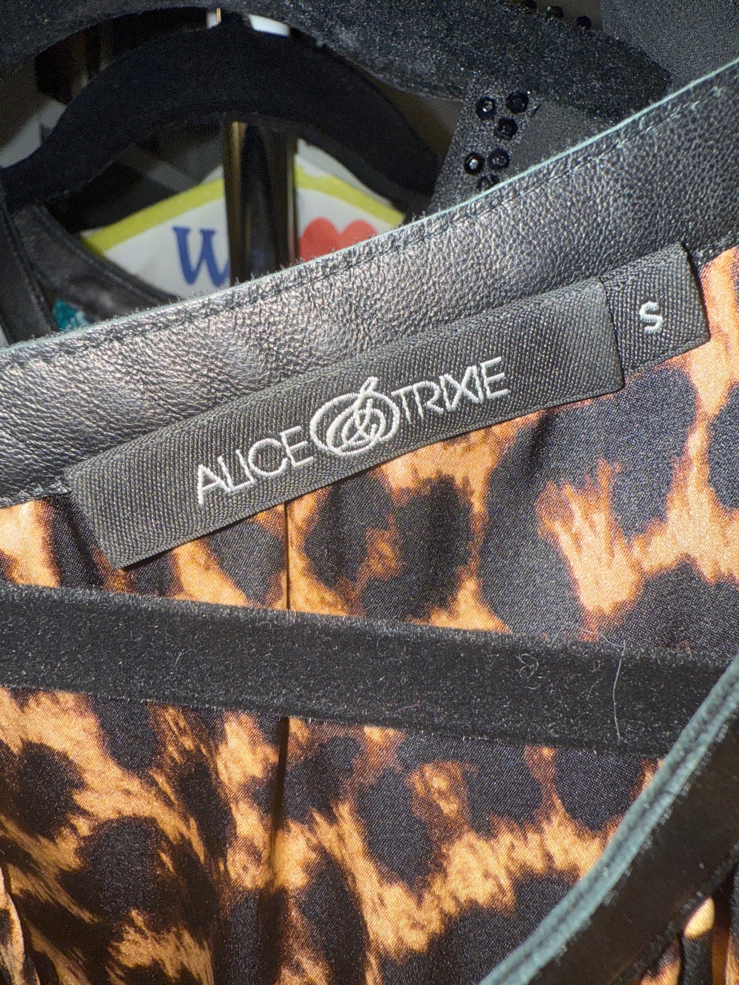 Alice & Trixie Silk Leopard Print Maxi Dress Size Small