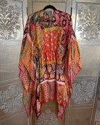 Calypso St Barth Multicolor Paisley Silk Caftan Size 0 photo 2