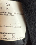 Cinzia Rocca Black Wool Angora Coat