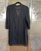 Gretchen Scott Designs Black Lace Embroidered Tunic Top photo 1
