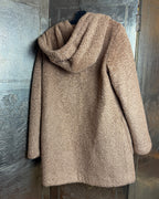 Dudley Stephens wool blend teddy coat size small