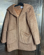 Dudley Stephens wool blend teddy coat size small