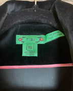 Tibi Black Velvet Blazer Size XS