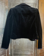 Tibi Black Velvet Blazer Size XS