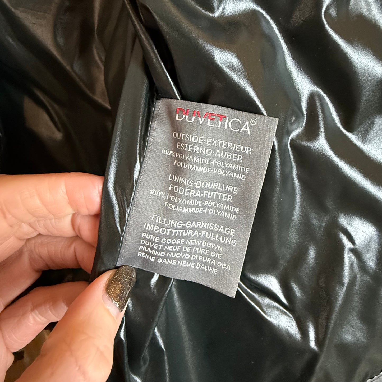 Duvetica Women's Down Puffer Jacket with Fur Trim Size 42