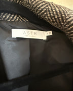 ASTR Wool Herringbone Overcoat Size Medium