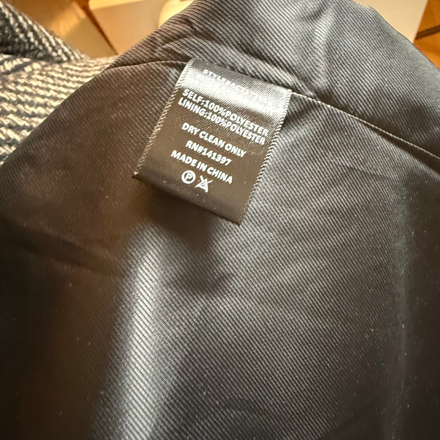 ASTR Wool Herringbone Overcoat Size Medium