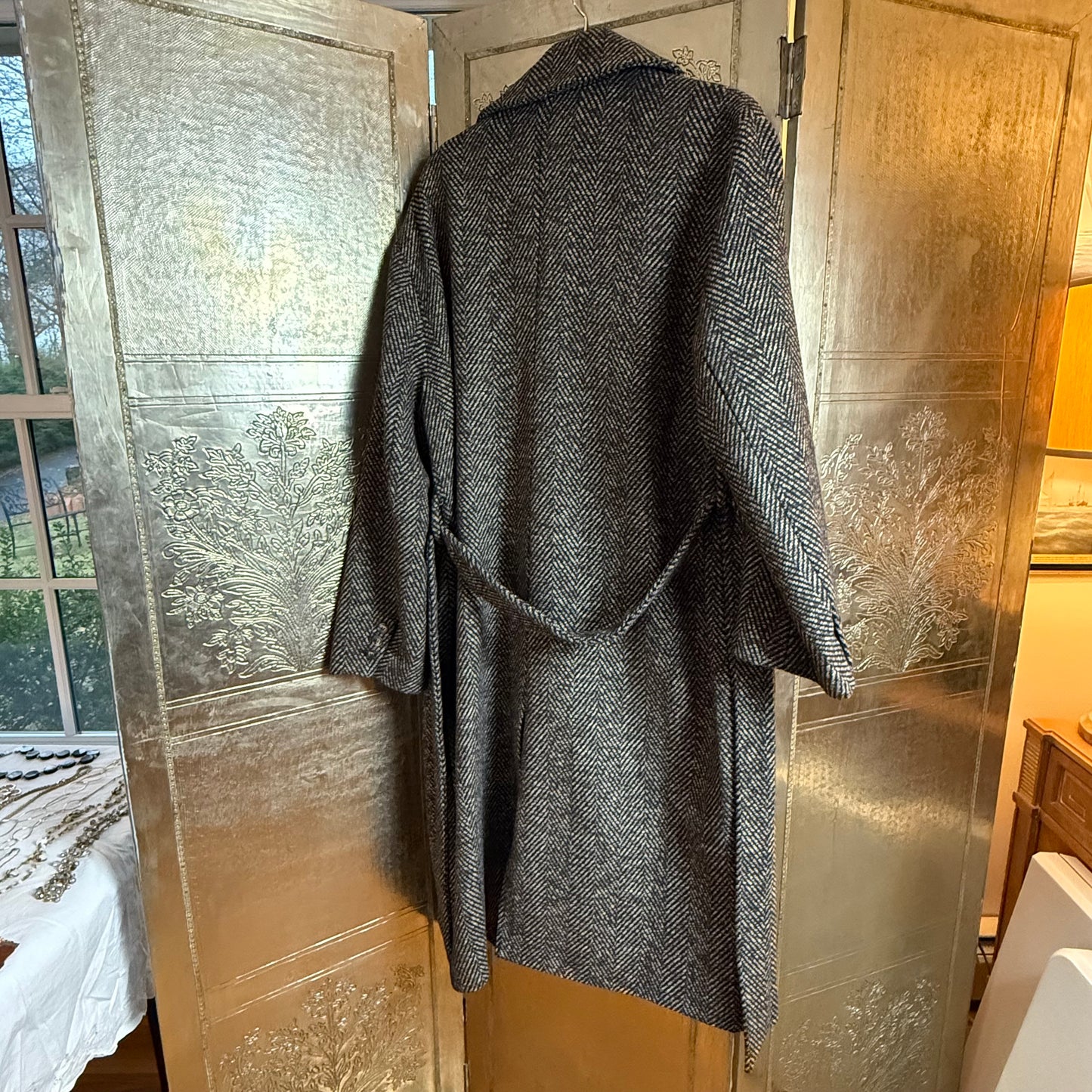 ASTR Wool Herringbone Overcoat Size Medium