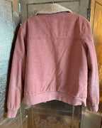 Roxy Corduroy Sherpa Lined Jacket Size XS