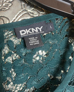 DKNY Sleeveless Floral Lace Shift Dress Size L - detail view 5