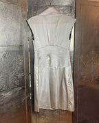 Anya Piotrowskaya Sleeveless Button-Front Dress Size 6 - back view