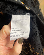 Basler Black Lace Studded Zip Jacket - detail view 5