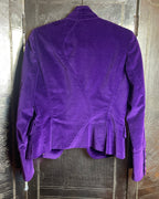 Etcetera Women's Purple Velvet Jacket