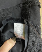 Milly Textured Black Mini Skirt Size 8 - clothing tag photo