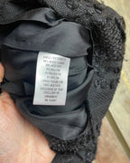 Milly Textured Black Mini Skirt Size 8 - detail view 5