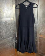 Jonathan Simkhai Black Sleeveless Knit Midi Dress - front view