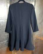Victoria Beckham Flounce Hem Crepe Dress Size UK 6 (US 2) - side view