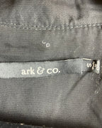 Ark & Co Black Sequin Open-Front Blazer Size S - back view