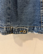 Distressed Longline Denim Jacket Size M - image 2