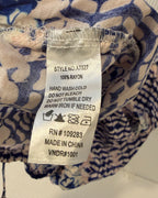 Surf Gypsy Printed Flutter Sleeve Top Size M - image 2