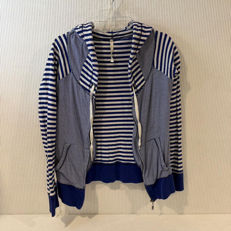 Firetrap Striped Zip Hoodie Size M - image 5
