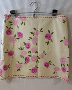 Moschino Cheap and Chic Rose Print Mini Skirt Size USA 12 (GB 14) - image 1