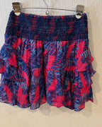 Tanya Taylor Silk Ruffle Mini Skirt Size 6 - image 1