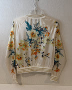 fab'rik Floral Bomber Jacket Size M - image 1