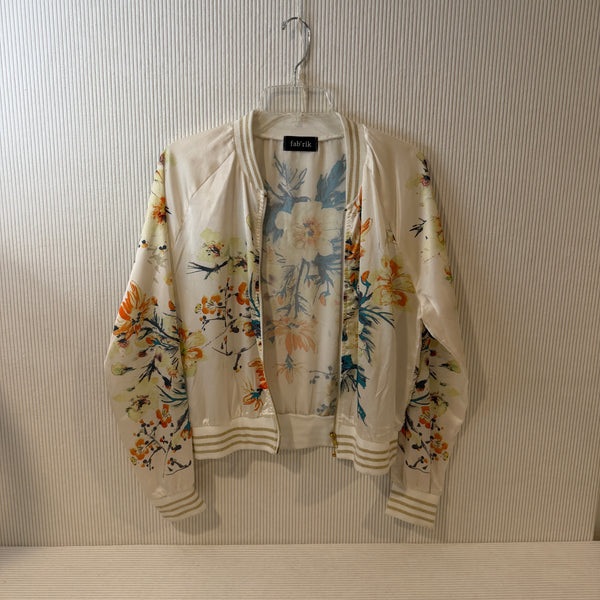 fab'rik Floral Bomber Jacket Size M - image 2