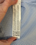 Zara Woman Embroidered Collar Striped Blouse Size S - image 6