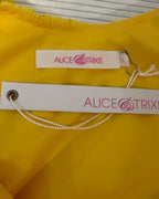 Alice and Trixie Yellow Ruffle-Back Dress - image 3