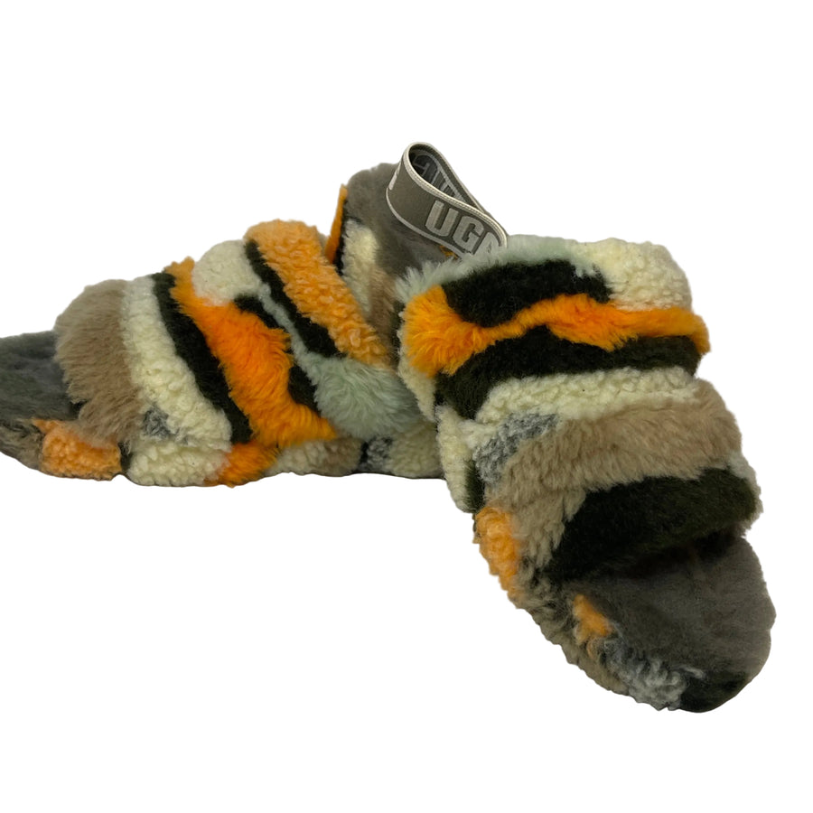 UGG Fluff Yeah Slide Cali Collage Slippers Camo Print