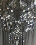 Topshop Embellished Open-Back Mini Dress Size 8 - detail view 5