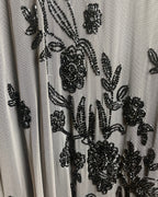Chan Luu Grey Beaded Sleeveless Dress Size S - back view