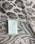 Rebecca Taylor Silk Animal Print Drawstring Dress - clothing tag photo