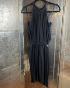 Alice & Trixie Black Halter Cutout Dress Size M - front view