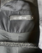 Alice & Trixie Satin Lapel Ruched Sleeve Blazer Size S - back view