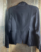 Alice & Trixie Satin Lapel Ruched Sleeve Blazer Size S - clothing tag photo