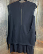 Helmut Lang Sleeveless Layered V-Neck Dress Size 2 - clothing tag photo