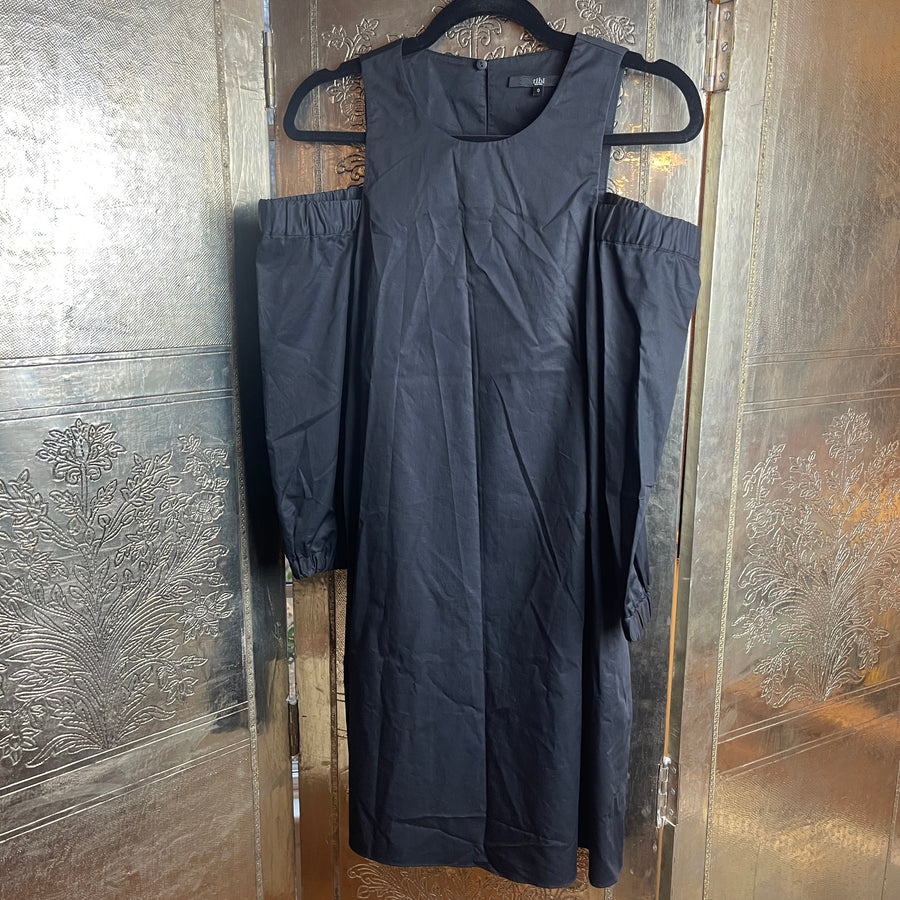 Tibi Cold-Shoulder Sleeve Shift Dress Size 0 - front view