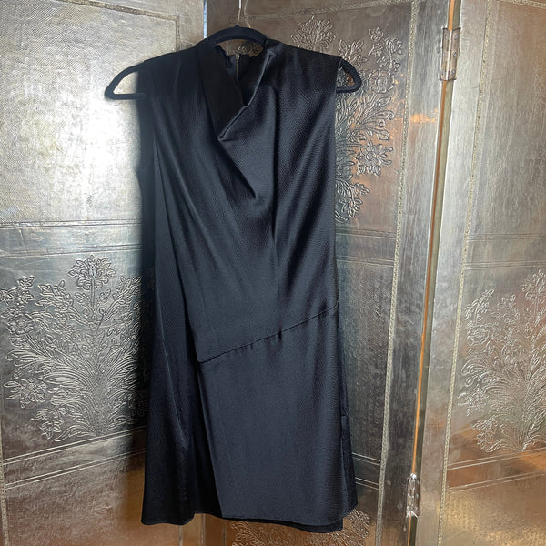 Helmut Lang Draped Sleeveless Dress Size 4 - front view