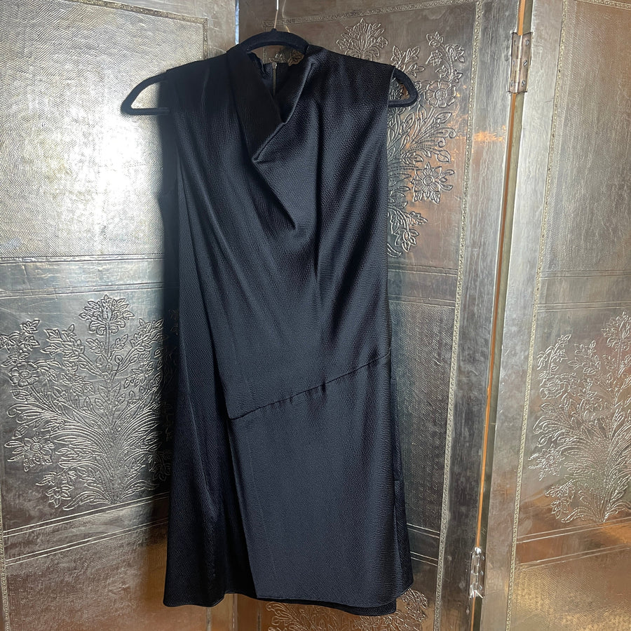 Helmut Lang Draped Sleeveless Dress Size 4 - front view