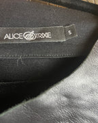 Alice & Trixie Faux Leather Panel Dress Size S - back view