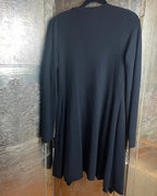 Calypso St. Barth Black Open-Front Cardigan Size S - clothing tag photo