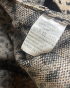 Wild Flower Leopard Print Cardigan Size XS - side view