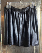 Alice & Trixie Faux Leather Pleated Skirt Size L - clothing tag photo