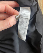 Zara Basic Black Pleated Skirt Size L - side view