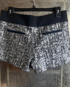 Alice & Trixie Silver Sequin Shorts Size S - side view